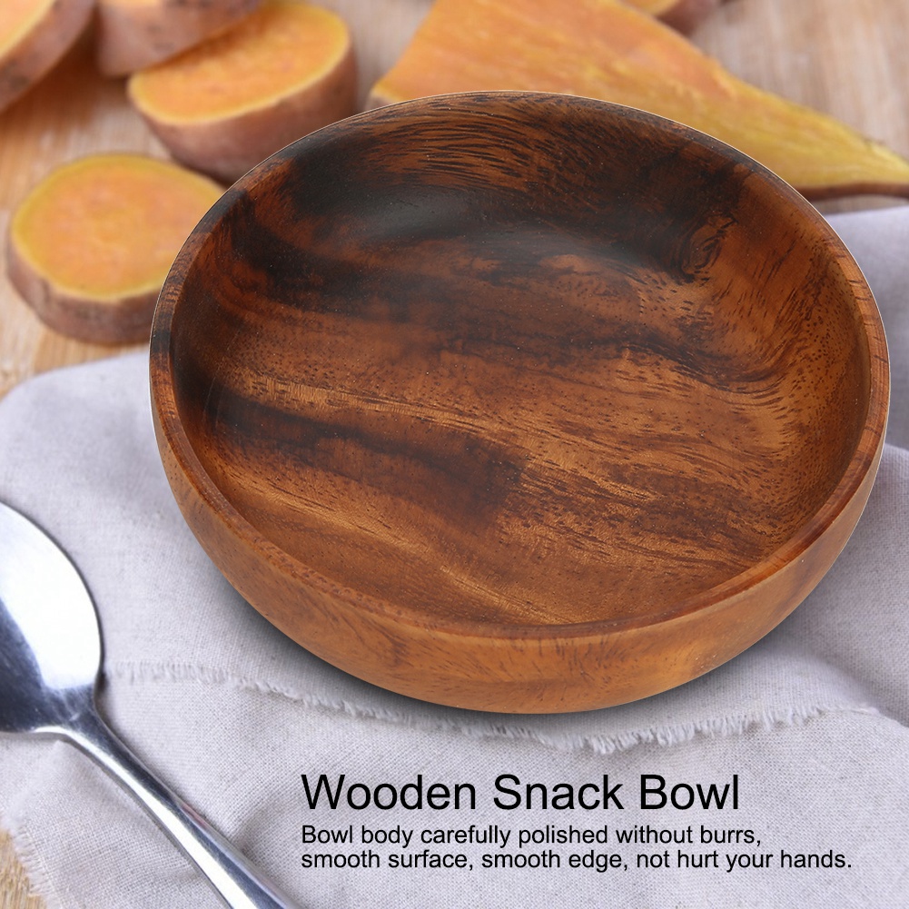 Wood Serving Bowls Wooden Snac - огляд і ціна Meal Prep Bowl