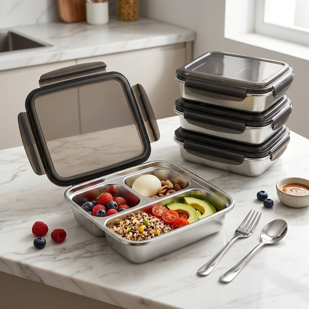 Large Capacity Lunch Container - огляд і ціна Meal Prep Bowl