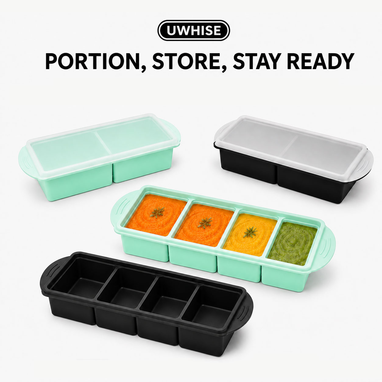 Uwhise Silicone Soup Freezer T - огляд і ціна Meal Prep Template