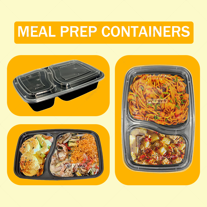 10/40 Pack 26 oz Two-Compartme - огляд і ціна Meal Prep Bowl