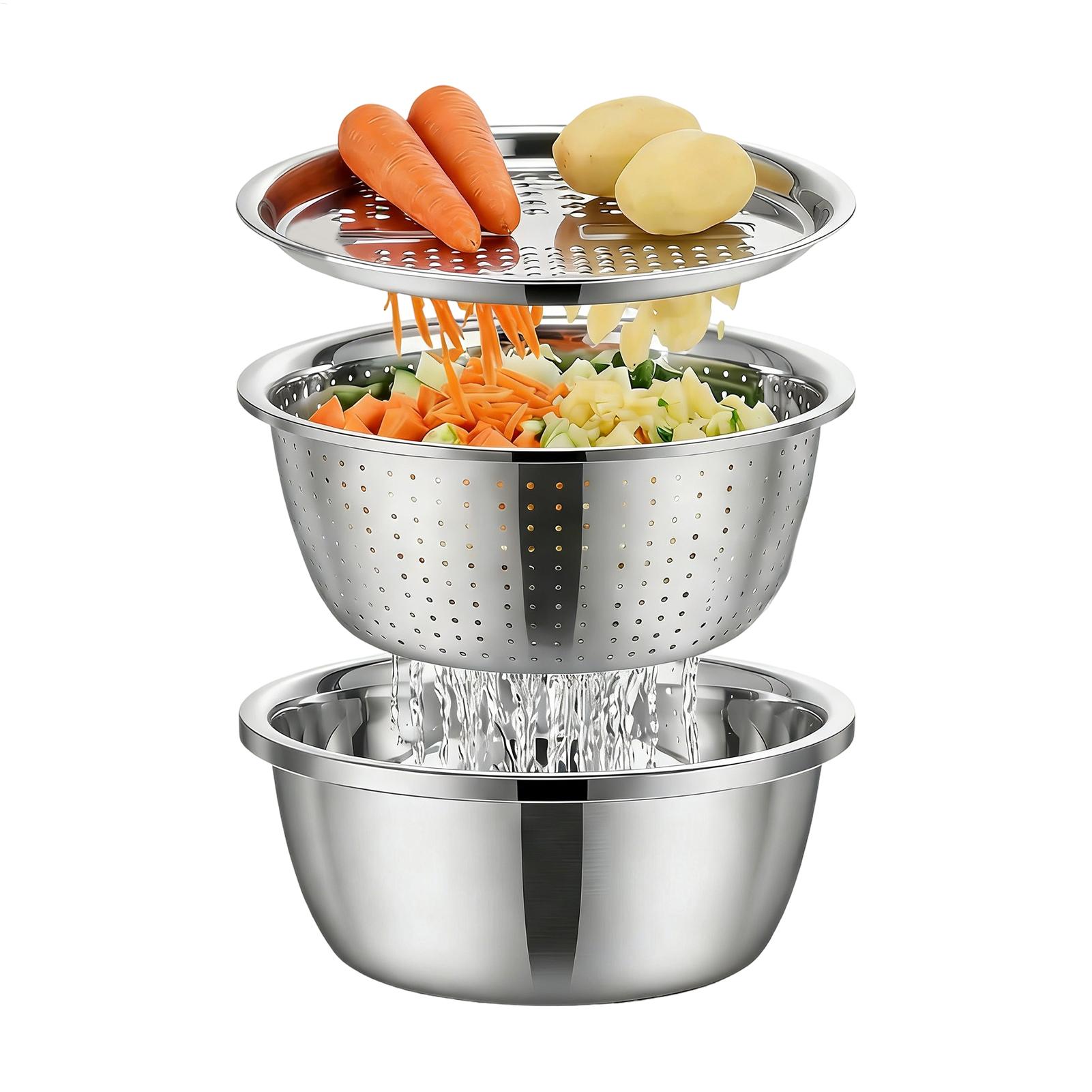 Stainless Steel Colander Strai - огляд і ціна Meal Prep With Rice
