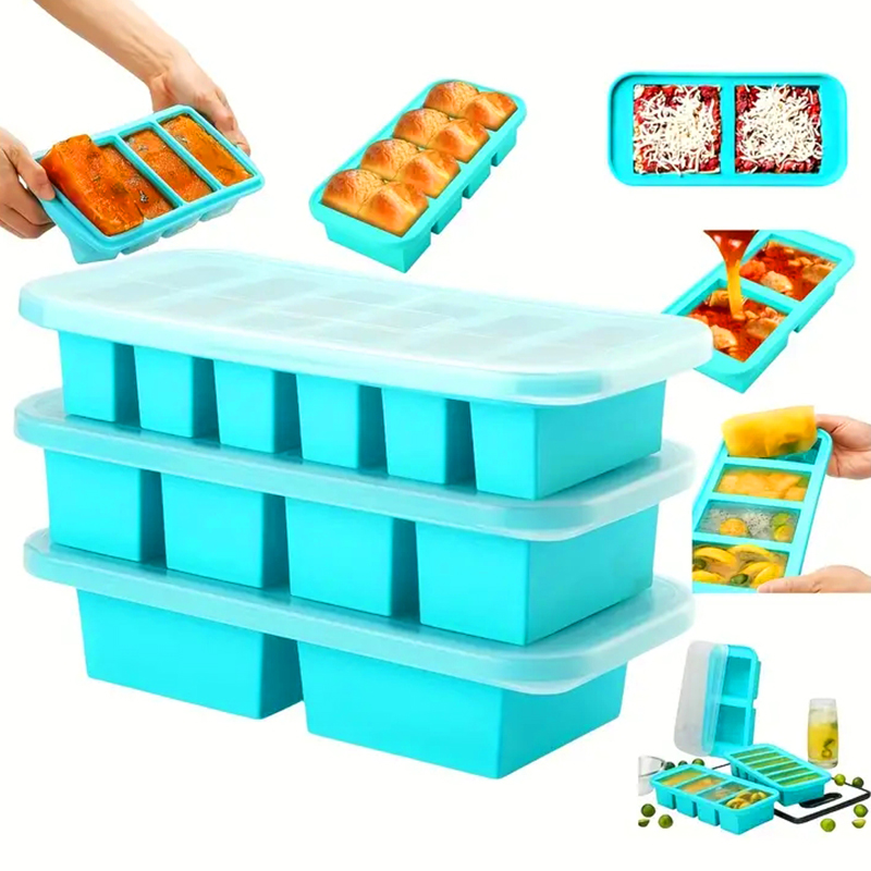 2 or 3-piece Silicone Freezer  - огляд і ціна Meal Prep Template