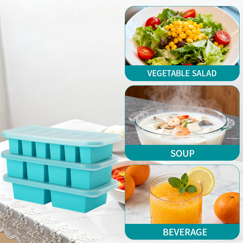 2 or 3-piece Silicone Freezer  - огляд і ціна Meal Prep Template