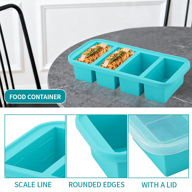 2 or 3-piece Silicone Freezer  - огляд і ціна Meal Prep Template