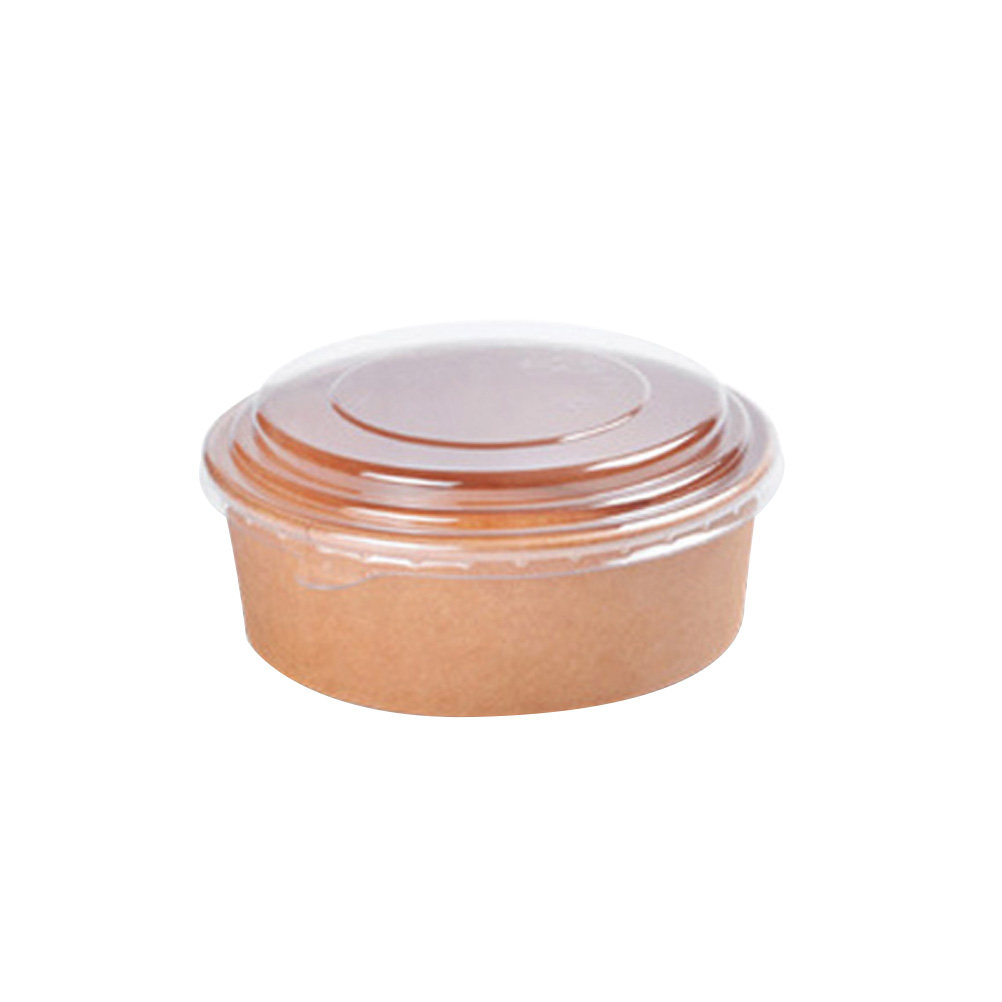 20pcs Kraft Paper with Lid Dis - огляд і ціна Meal Prep Bowl