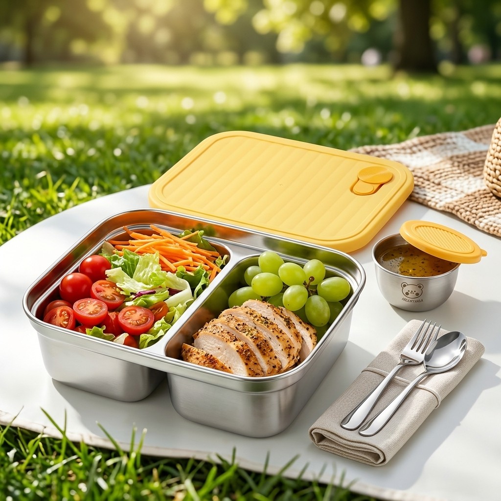 304 Stainless Steel Lunch Cont - огляд і ціна Meal Prep Bowl
