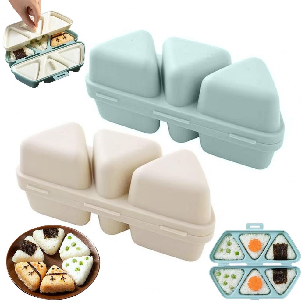 6-Cavity Triangle Onigiri Mold - огляд і ціна Meal Prep With Rice